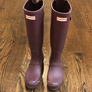 Hunter boots sz 36